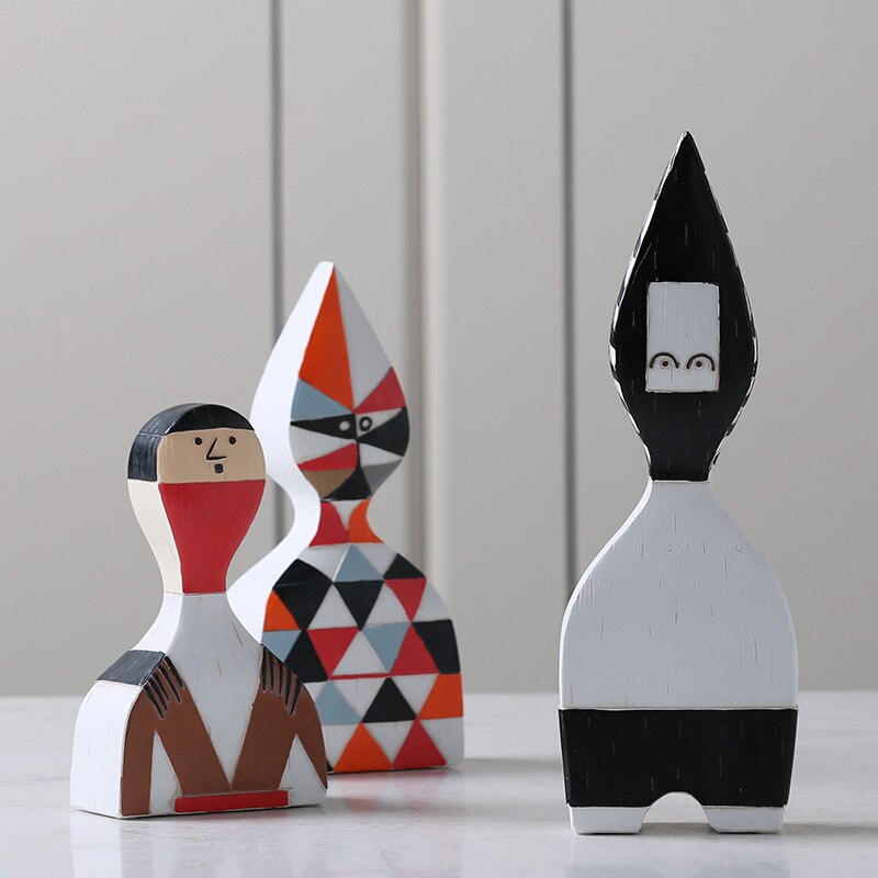 Creative Abstract Puppet Figurines - Image 2
