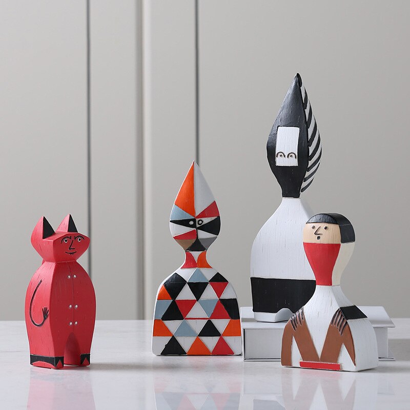 Creative Abstract Puppet Figurines