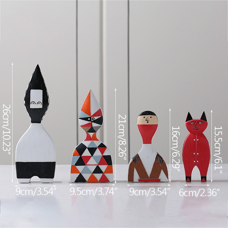 Creative Abstract Puppet Figurines - Image 1