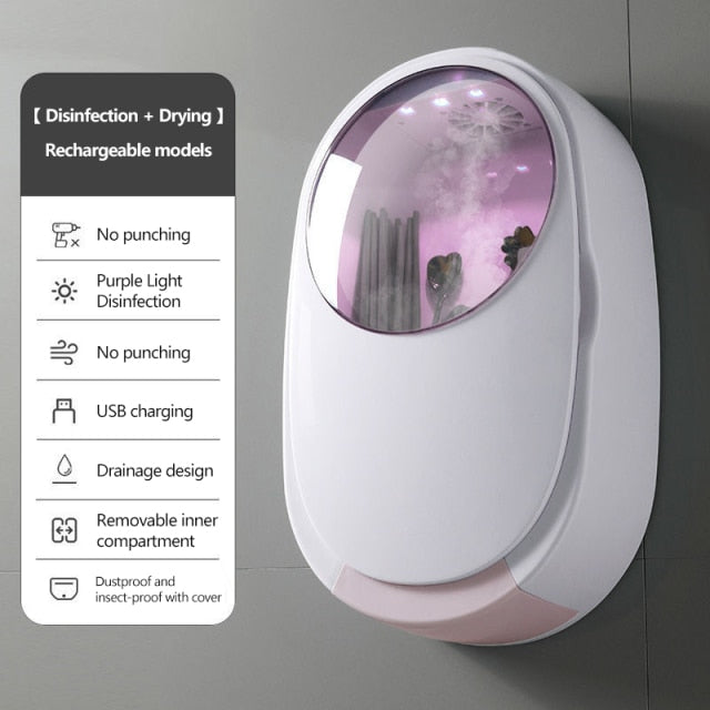 Wall-Mounted UV Disinfection Drainer Box - Image 9