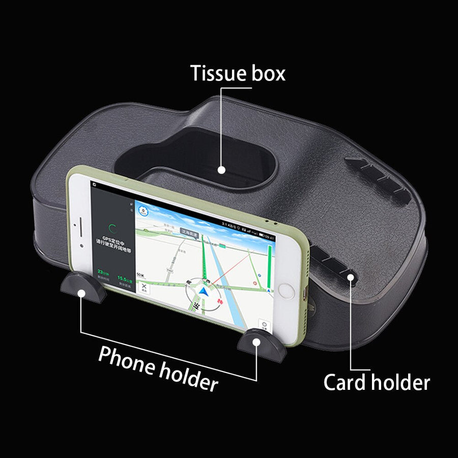 Car Dashboard Tissue Box Phone Holder - Image 5