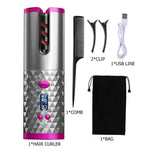 Wireless Automatic Ceramic Hair Curling Iron