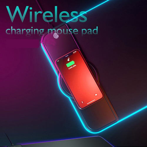 Wireless Charging RGB Luminous Mouse Mat - Image 0