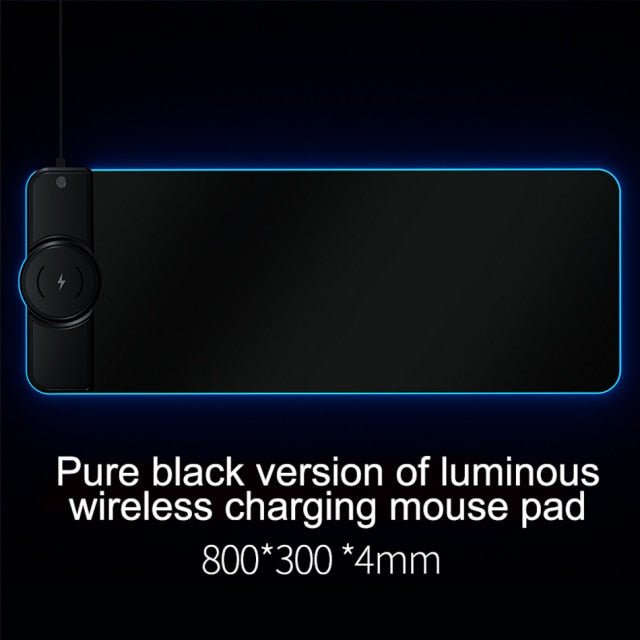 Wireless Charging RGB Luminous Mouse Mat - Image 7