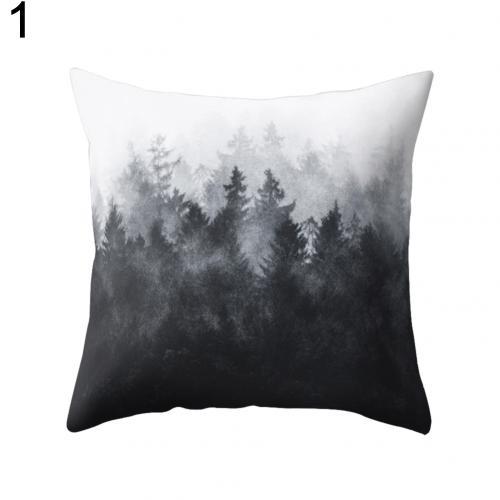 Black and White Design Geometric Home Pillow Cases - Image 1