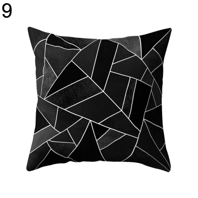 Black and White Design Geometric Home Pillow Cases - Image 9