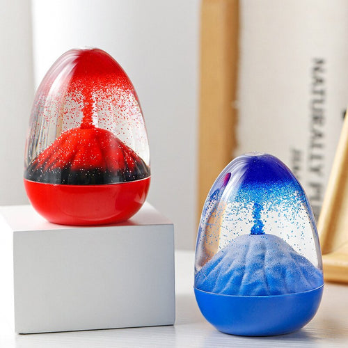Volcano Eruption Liquid Hourglass - Image 0