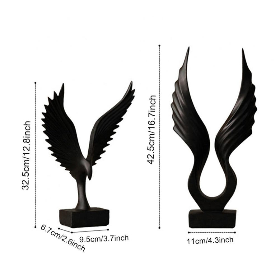 Angel Wings Sculpture Home Decor - Image 3