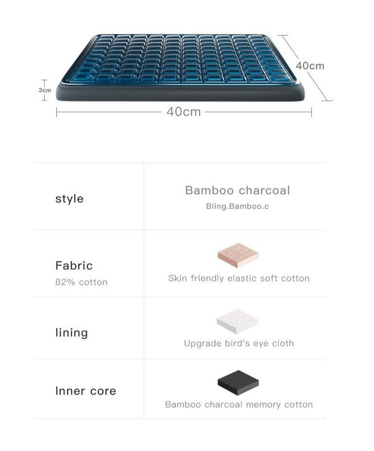 Non-Slip Orthopedic Memory Gel Seat Cushion - Image 11