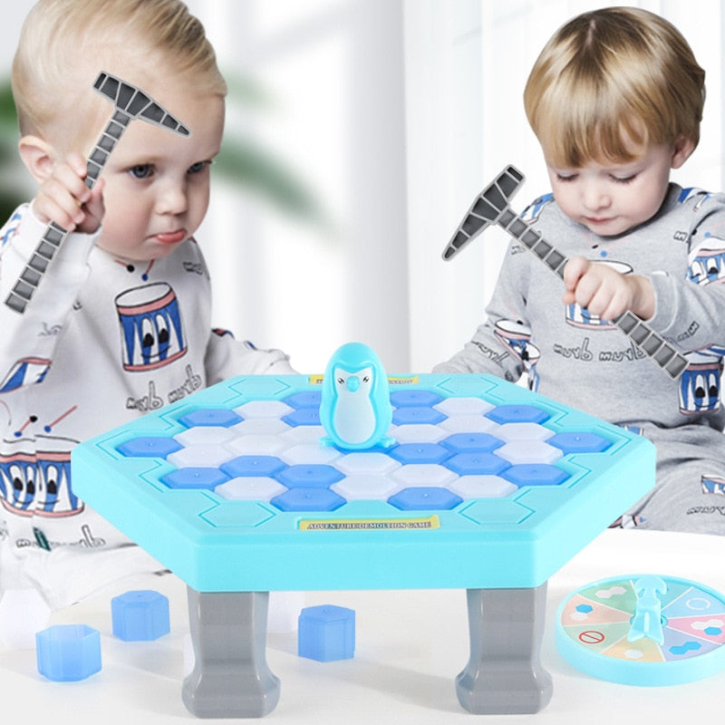 Save Penguin Ice Block Breaker Game