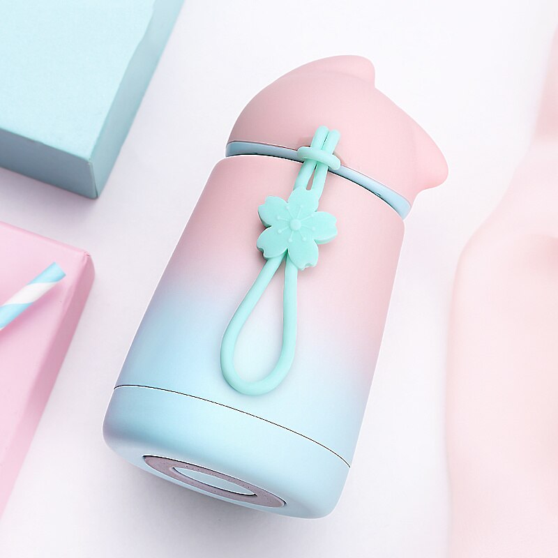 Cute Cat Stainless Steel Water Bottle - Image 1