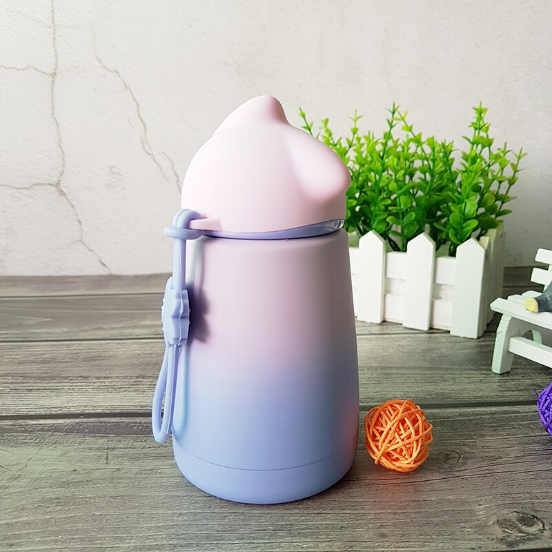Cute Cat Stainless Steel Water Bottle - Image 3