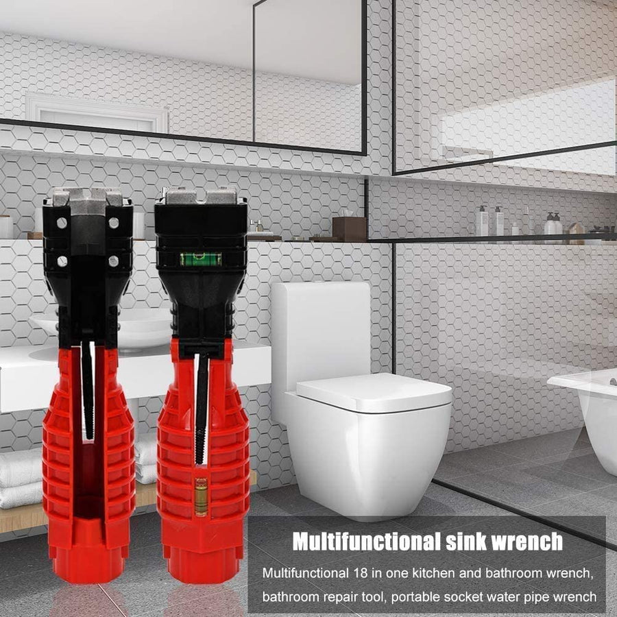 18in1 Foldable Wrench Water Pipe Maintenance Tool - Image 8
