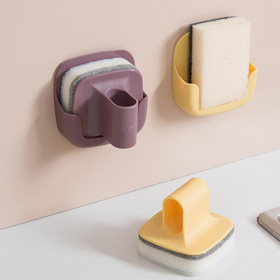 Wall-Mounted Cleaning Brush with Handle - Image 0