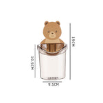 Wall-Mounted Sticky Bear Toothbrush Holder