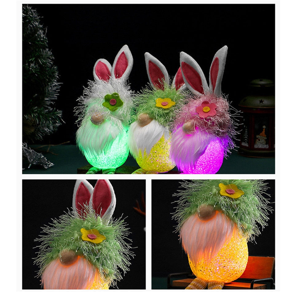 Cute Easter Plush Glow Doll Toy