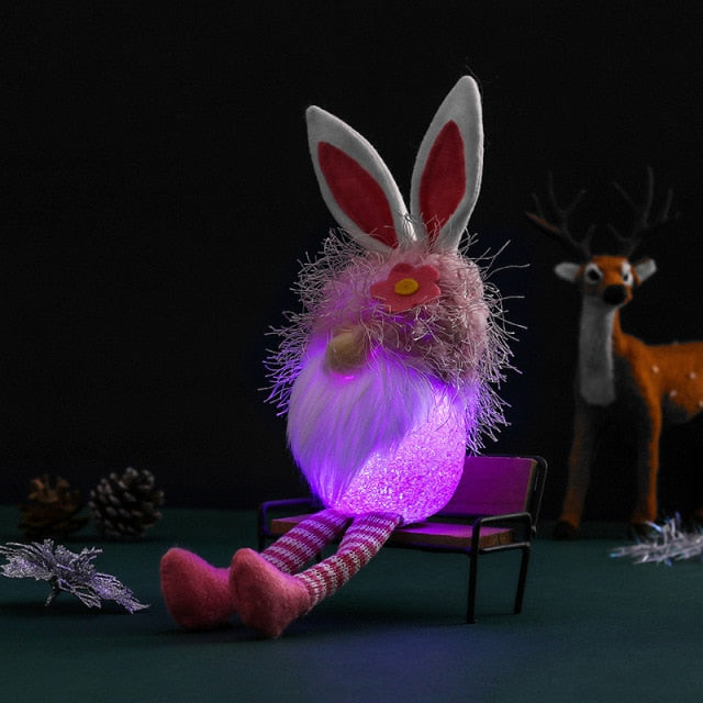 Cute Easter Plush Glow Doll Toy