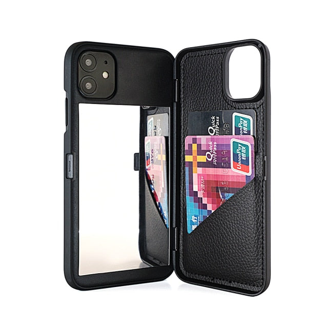 Make-up Mirror Wallet iPhone Case - Image 11