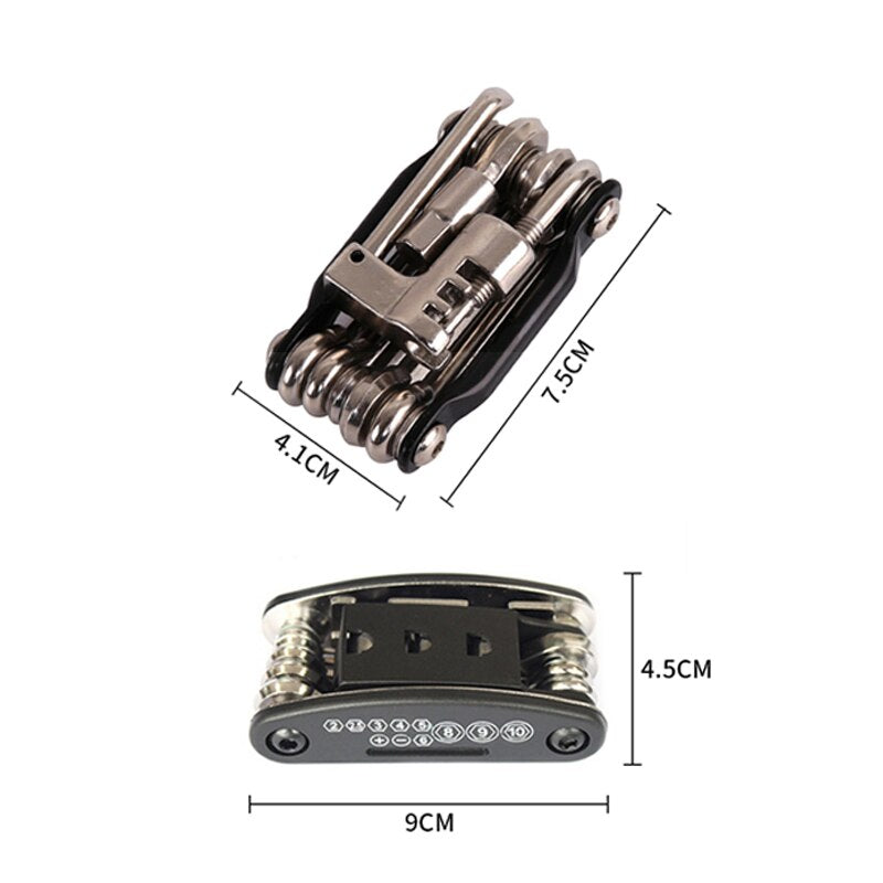 15in1 Multifunctional Pocket Size Bike Repair Tool Kit - Image 7