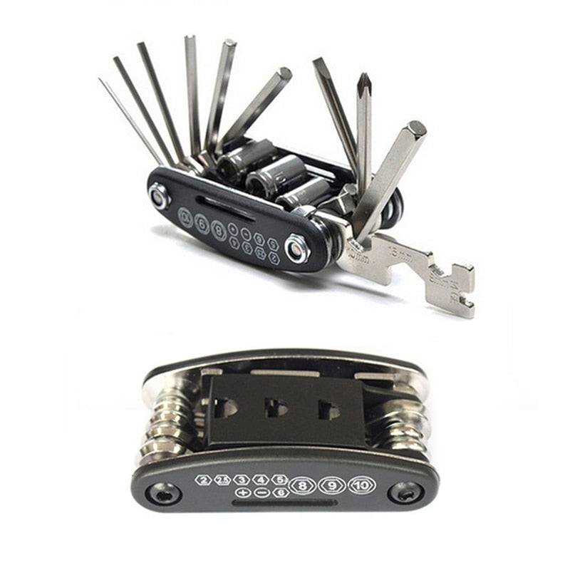 15in1 Multifunctional Pocket Size Bike Repair Tool Kit - Image 2