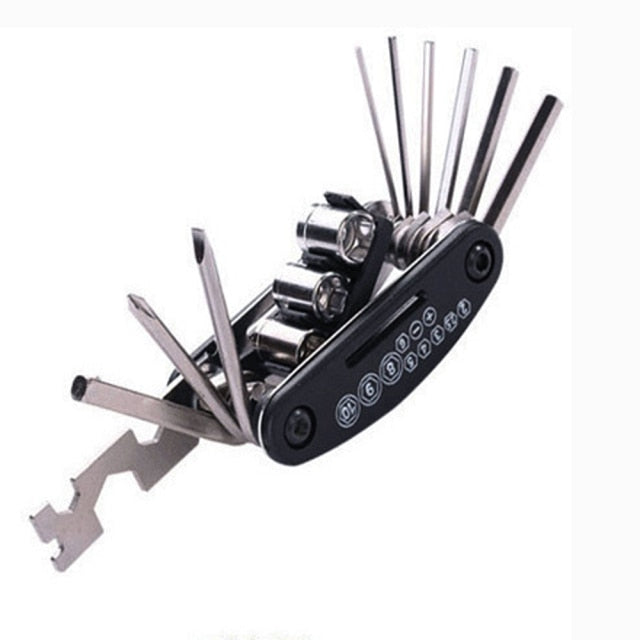 15in1 Multifunctional Pocket Size Bike Repair Tool Kit - Image 8