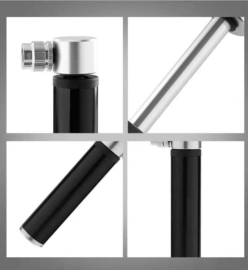 Portable Mini Aluminium Bike Pump - Image 12