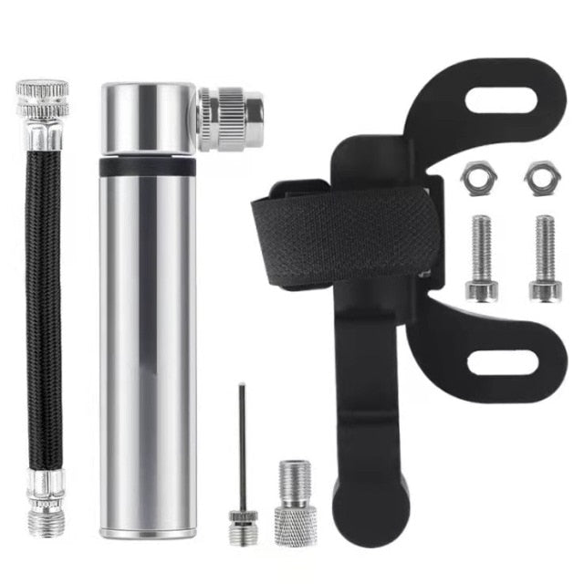 Portable Mini Aluminium Bike Pump - Image 7
