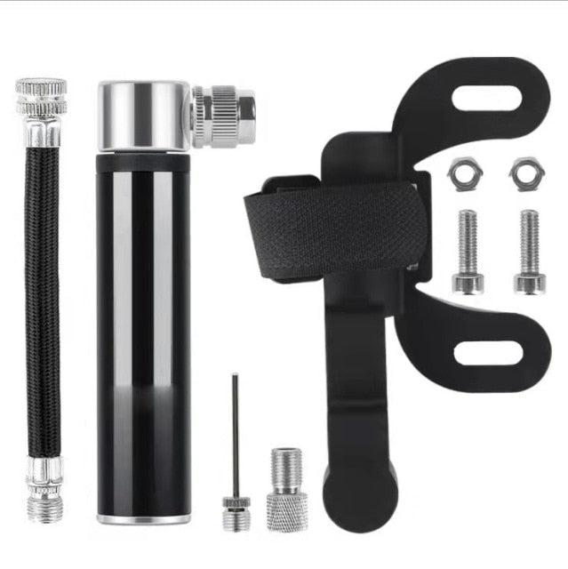 Portable Mini Aluminium Bike Pump - Image 2