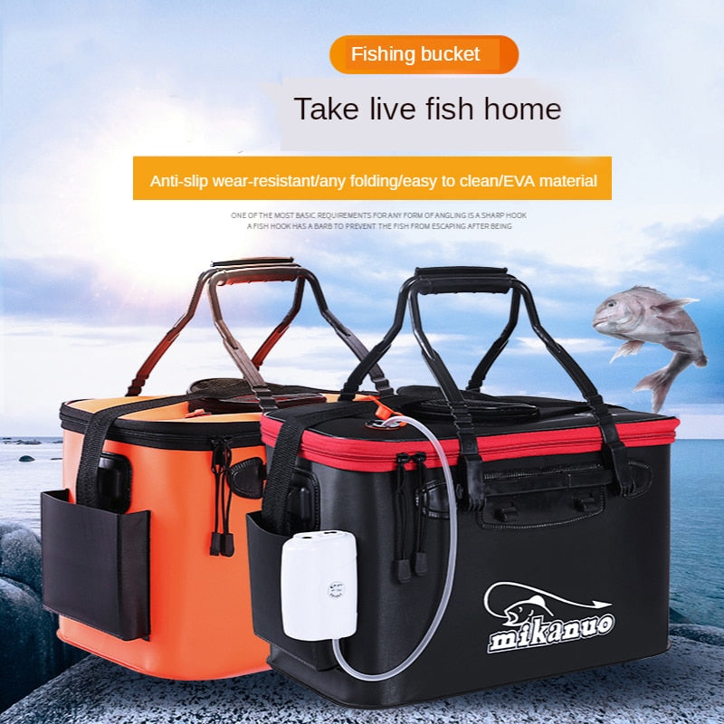 Portable Foldable Fishing Water Container - Image 11