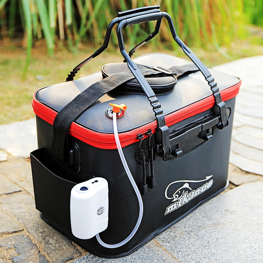 Portable Foldable Fishing Water Container - Image 0