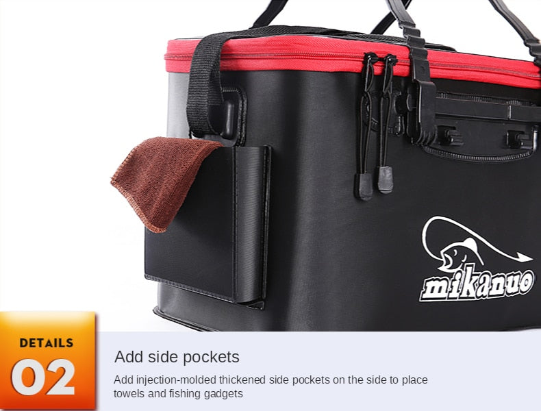 Portable Foldable Fishing Water Container - Image 3