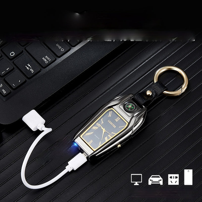 Elegant Car Keychain Watch Light