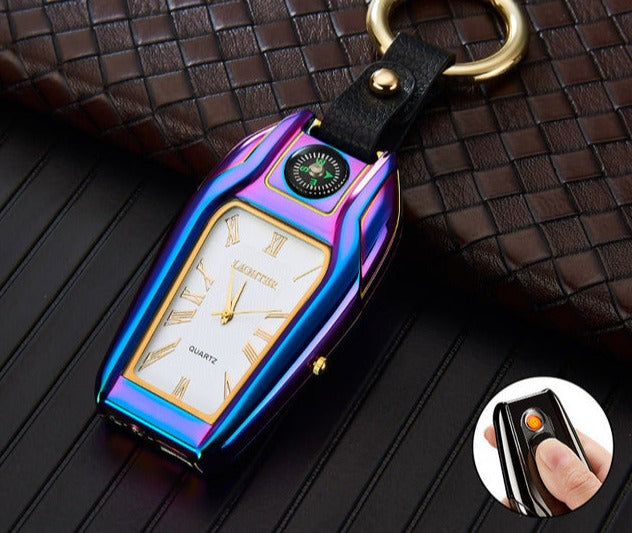 Elegant Car Keychain Watch Light - Image 7