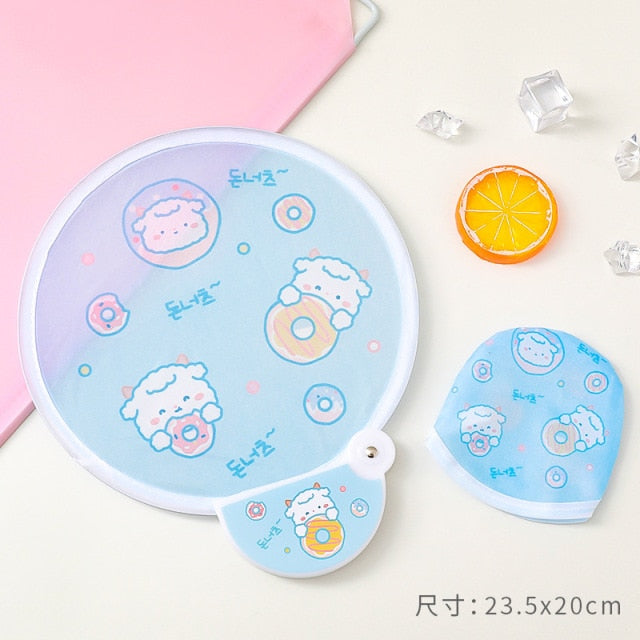 Foldable Creative Hand Cloth Fan - Image 13