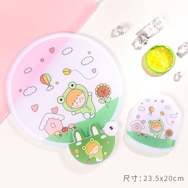 Foldable Creative Hand Cloth Fan - Image 6