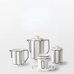 2D Art Ceramic Korean Style Coffee Set