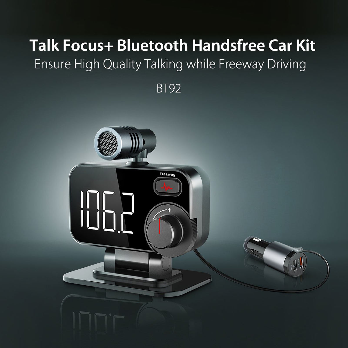 Car FM Bluetooth Radio Transmitter Kit