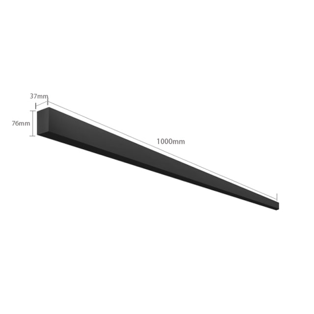 Wall-Mounted Black Continuous Magnetic Track System Light - Image 20