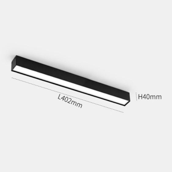 Wall-Mounted Black Continuous Magnetic Track System Light - Image 28