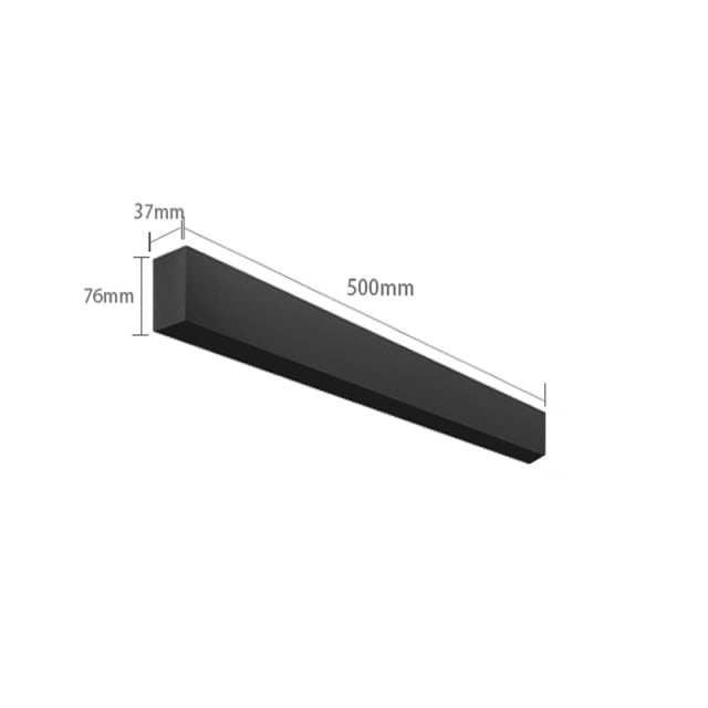 Wall-Mounted Black Continuous Magnetic Track System Light - Image 18