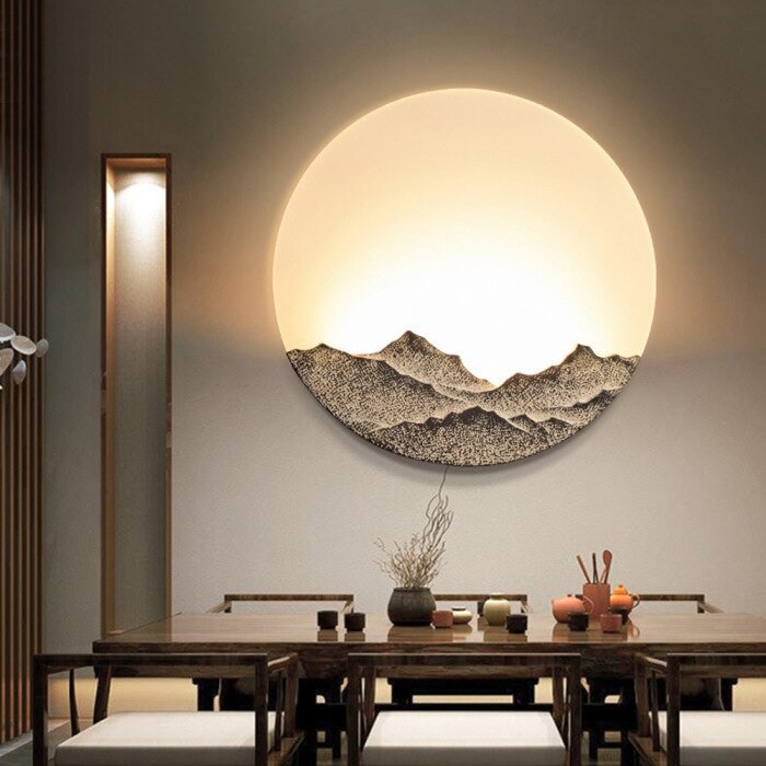 Acrylic Moon LED Wall Lamp