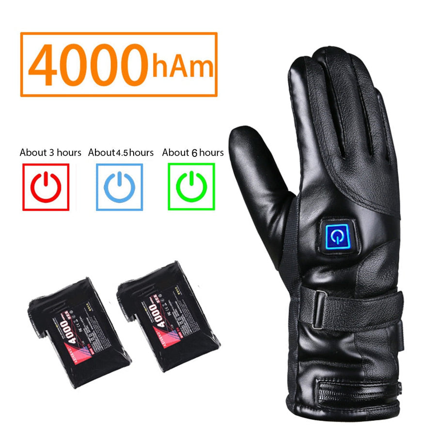 Windproof Unisex Heated Gloves - Image 4