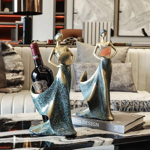 Modern Family Figurines Wine Holder - Image 0
