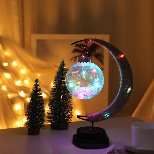 Handmade LED Iron Lunar Lamp - Image 19