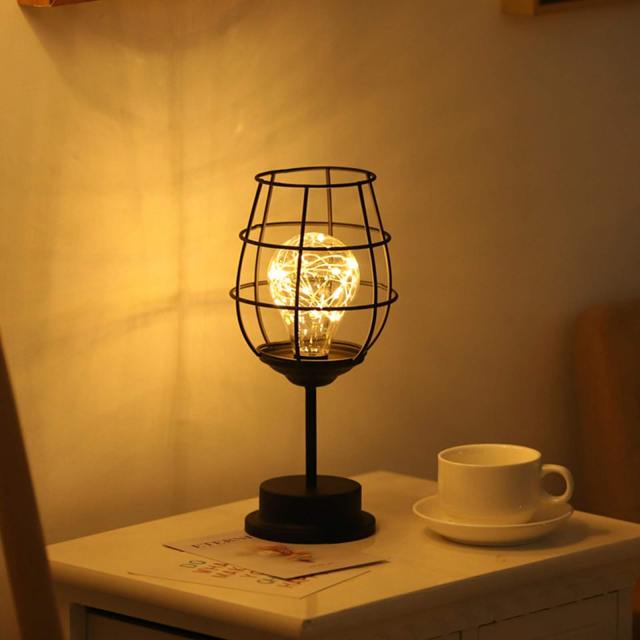 Handmade LED Iron Lunar Lamp - Image 9