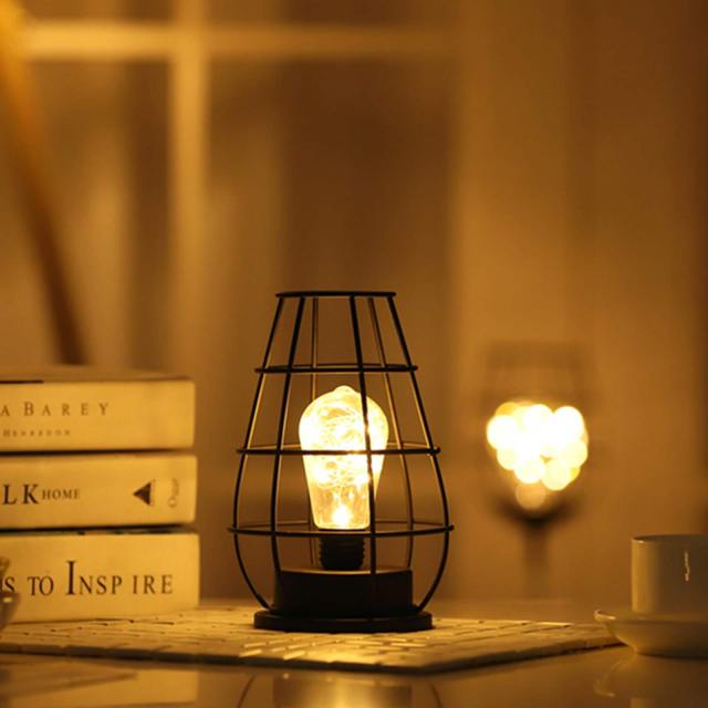 Handmade LED Iron Lunar Lamp - Image 10