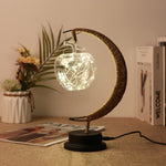 Handmade LED Iron Lunar Lamp