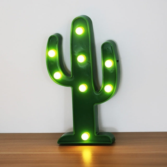 Cute Cactus Night LED Lights - Image 3