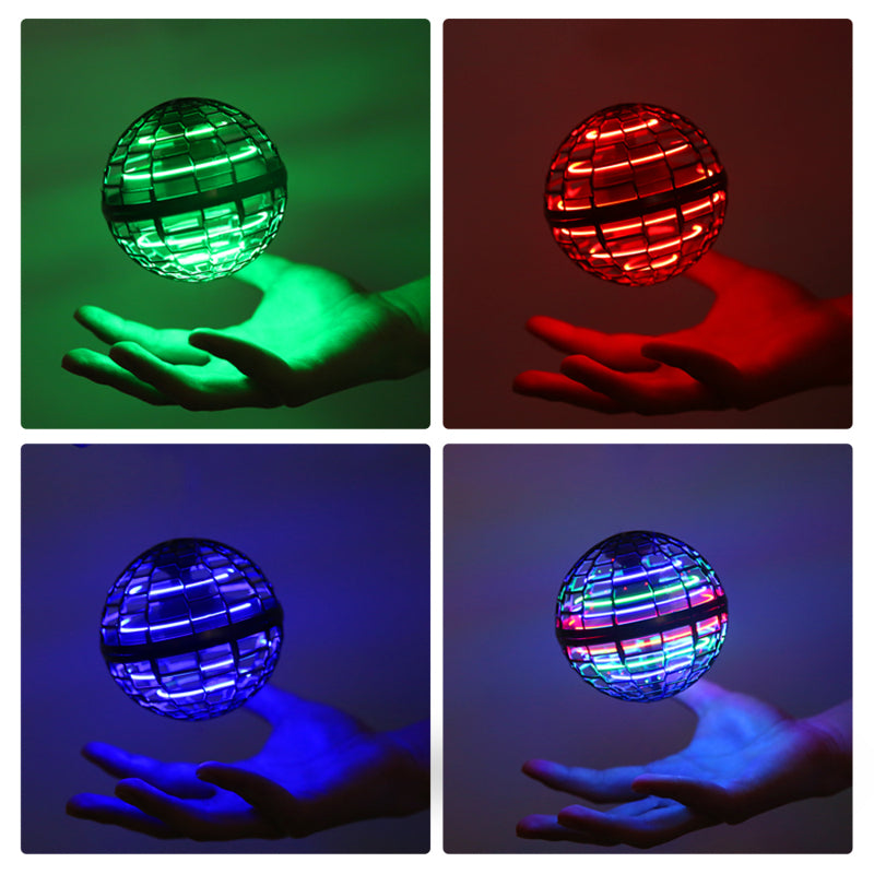 360° Rotating Hand Controlled Flying Ball Spinner Drone Helicopter - Image 4