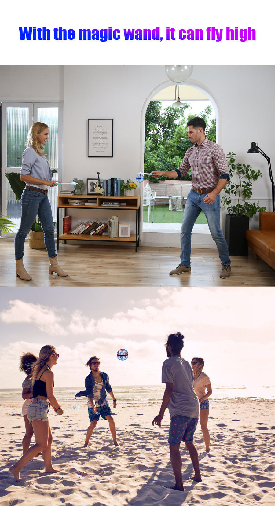360° Rotating Hand Controlled Flying Ball Spinner Drone Helicopter - Image 6